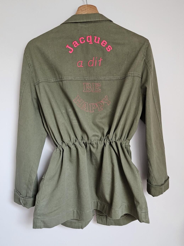 Veste army &quot;Jacques a dit be happy&quot; | Taille S