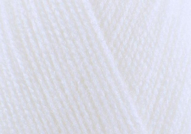 JCB Super Soft Baby 4 Ply BY4 White
