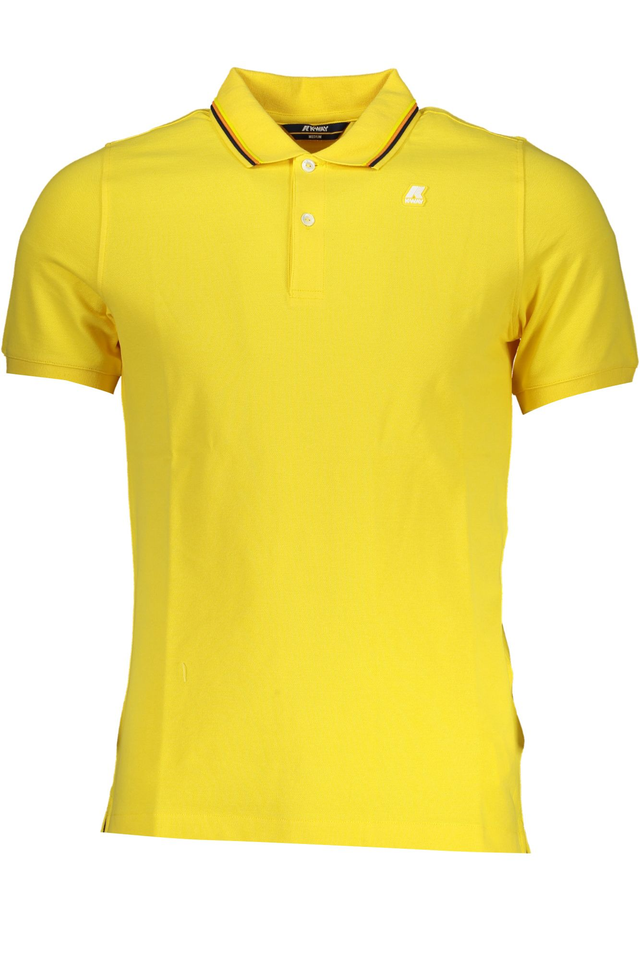 K-WAY POLO MANICHE CORTE UOMO GIALLO