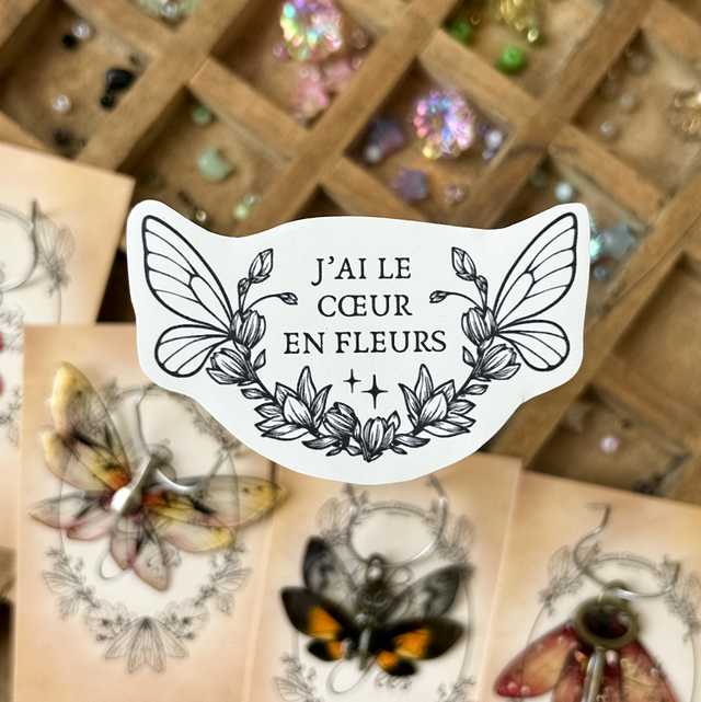 Grand Sticker - Fée Fleurie