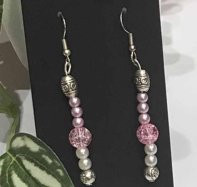Pink Dangling Earrings - PDE42