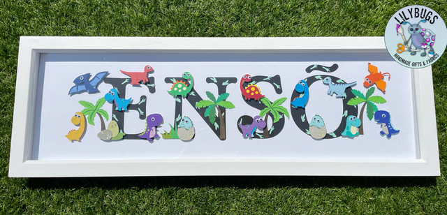 Dinosaur Name Frame