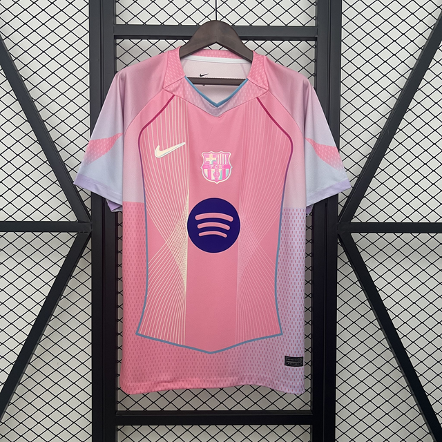 Camiseta Barcelona Edición Especial - Versión Fan (Rosa) - 25-26