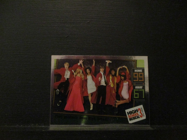 They Gratuate From High School! - Finale Card High School Musical 3 Senior Year Original Trading Card