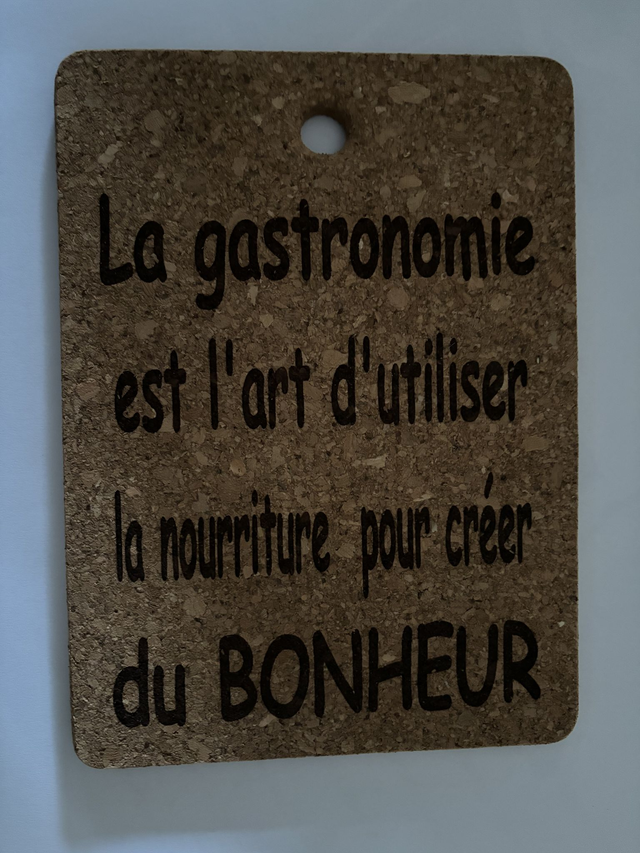 Dessous de plat rectangle. 