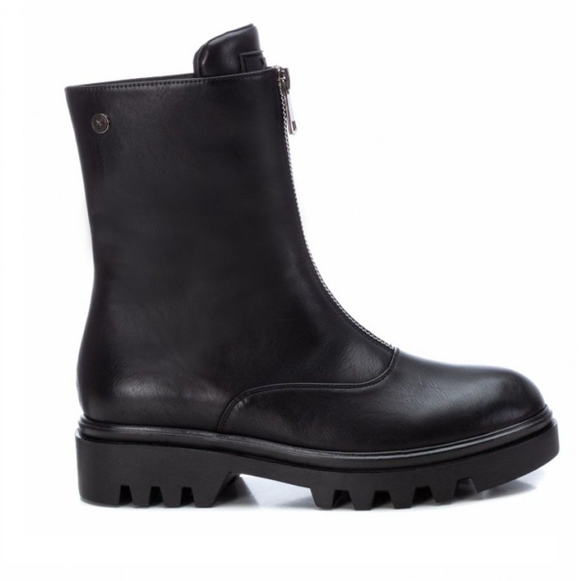 Xti Scarpe Stivali Anfibi 140267 nero con zip donna ragazza