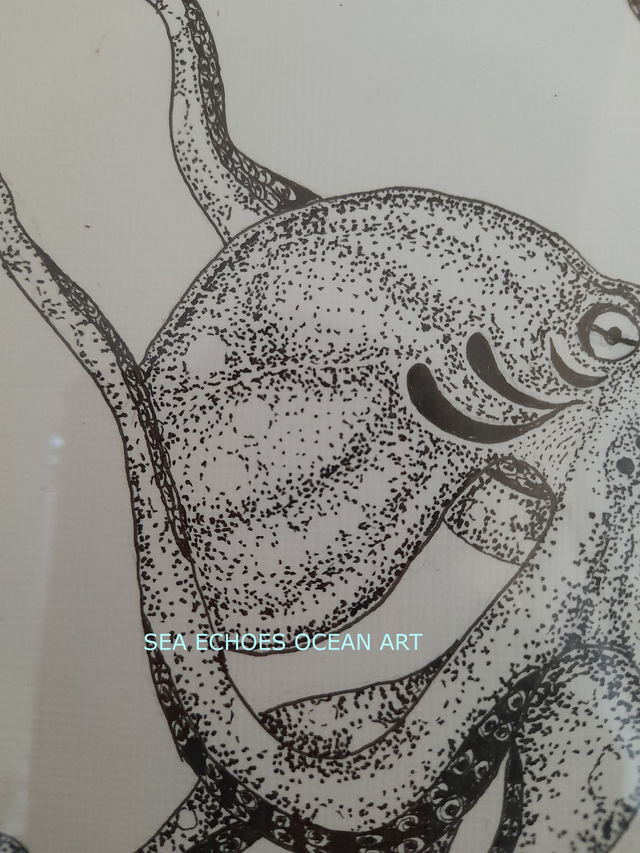 Octopus in Motion (Original)