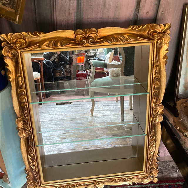 Spiegelschrank Wandregal  Schmuckregal Sammler Regal 