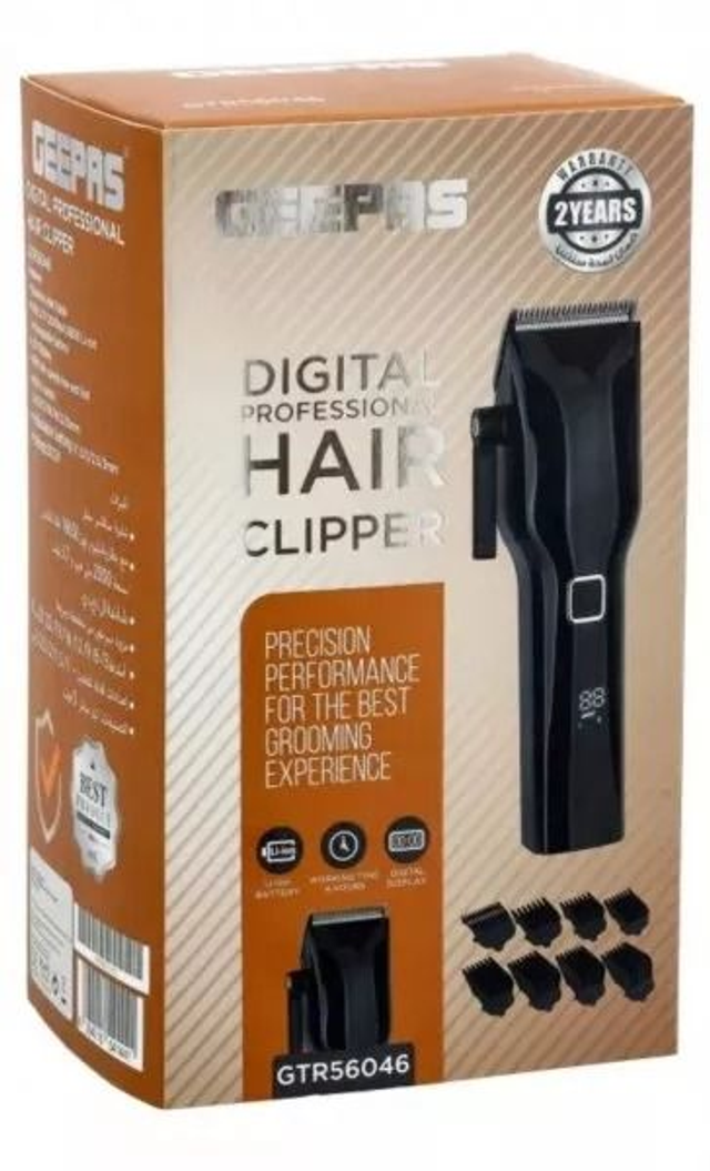 GEEPAS: DIGITAL PROFESSIONAL HAIR CLIPPER GTR56046