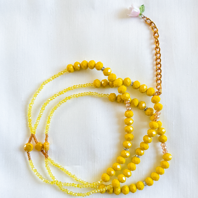 Baya jaune - 3 piéces