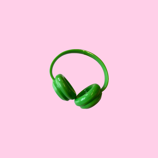 17cm Doll Headphone (Green)
