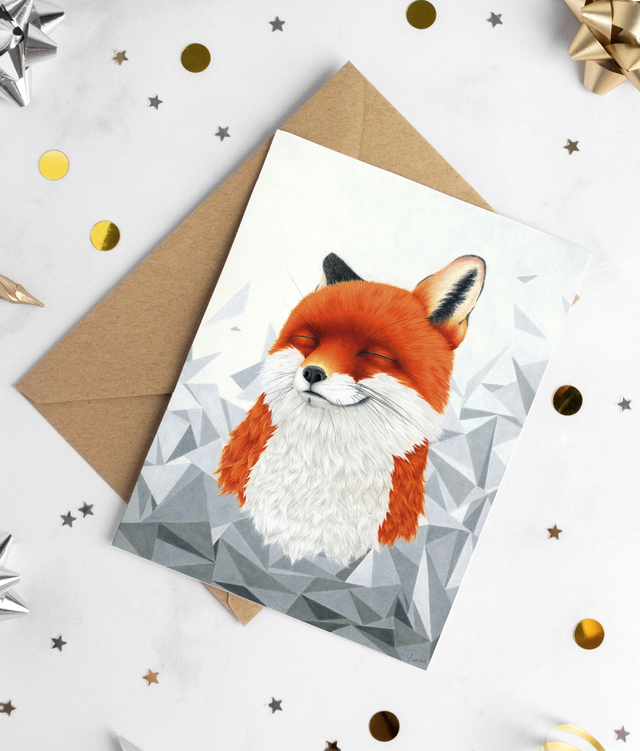 Carte postale Renard