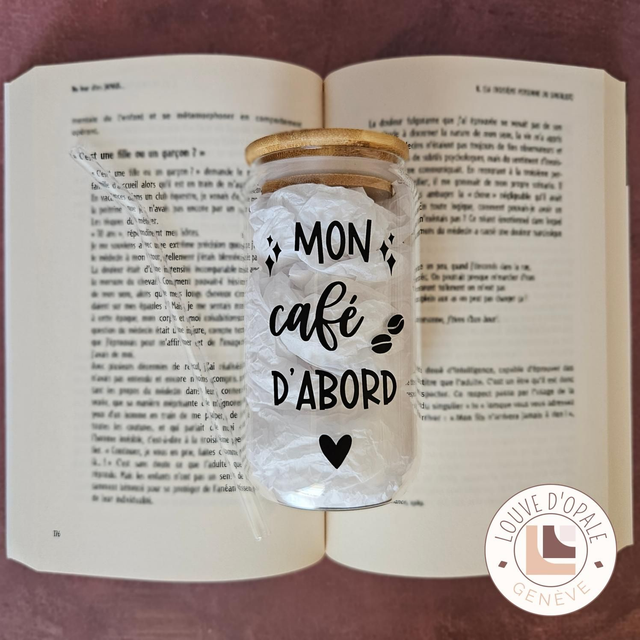 Verre - Café d&#039;abord