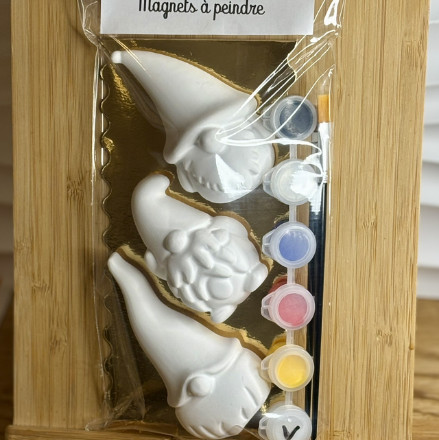 Kit de magnets à peindre (Gnomes)