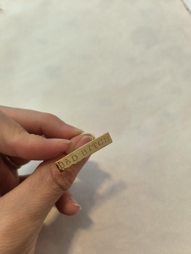 Bague bad bitch