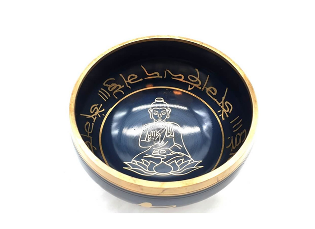 Bol Chantant Aluminium Bouddha 12cm