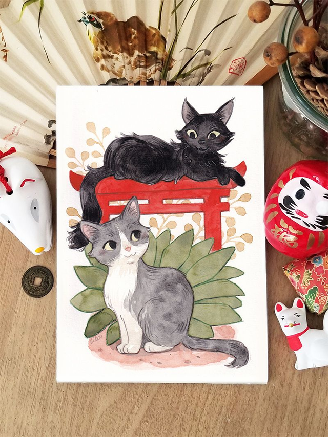 Portrait animalier | Au jardin japonais