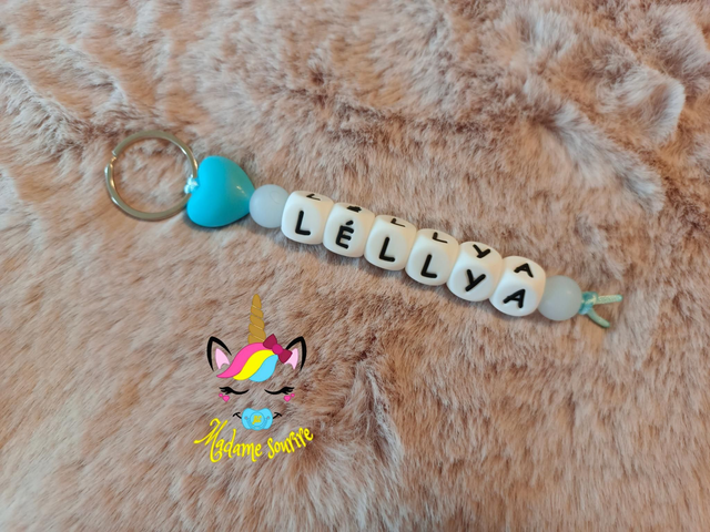 Porte clés 1 branche Coeur