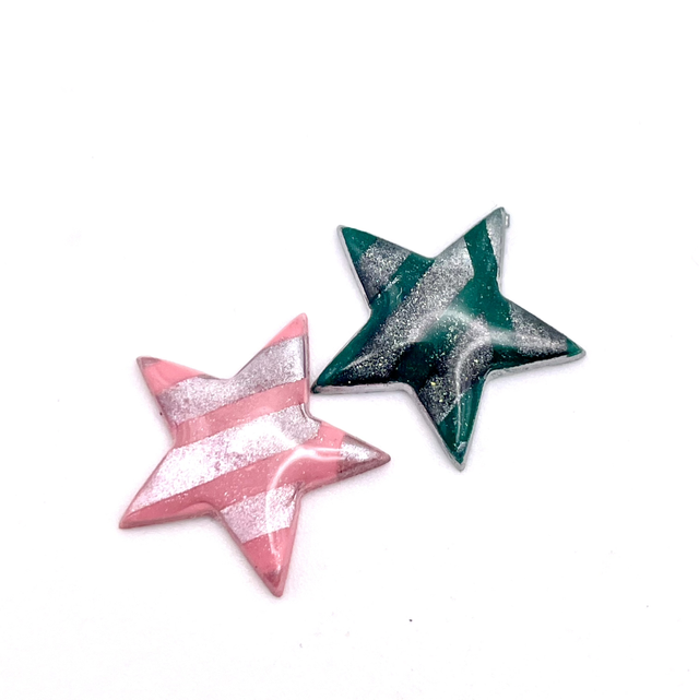 Mixed large star studs