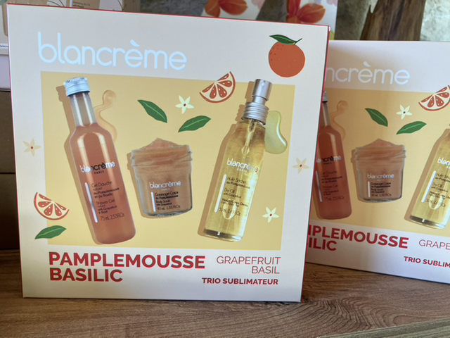 Coffret trio corps pamplemousse basilic