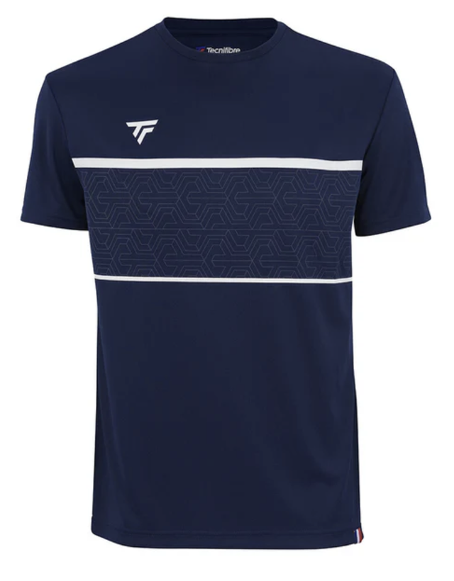 Tecnifibre Mens Team Tech Tee Cardinal Navy  RRP £30