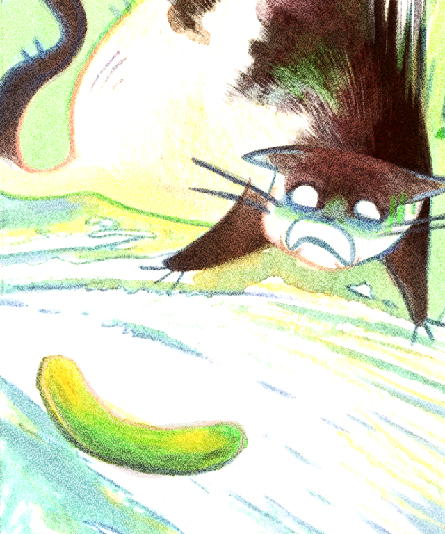 Chat Patate - Classique - Concombre !!