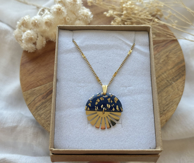 Collier - MARINE - art déco