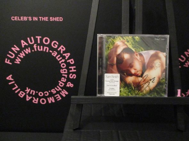 Sam Smith - 'Love Goes' Authentic Autographed Album Cover (1)