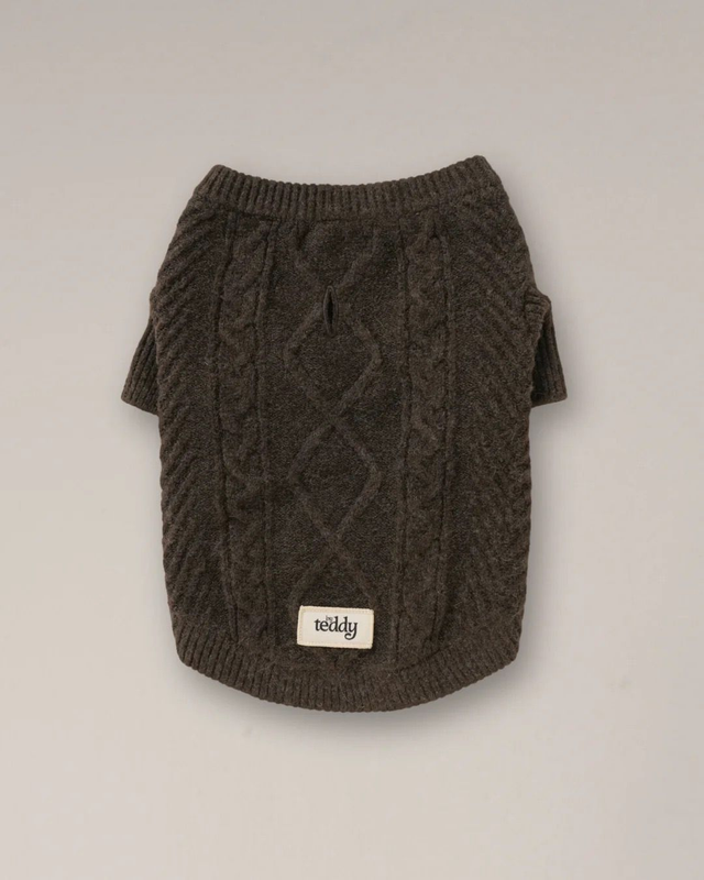 By Teddy Cable Knit Jumper - Chocolate