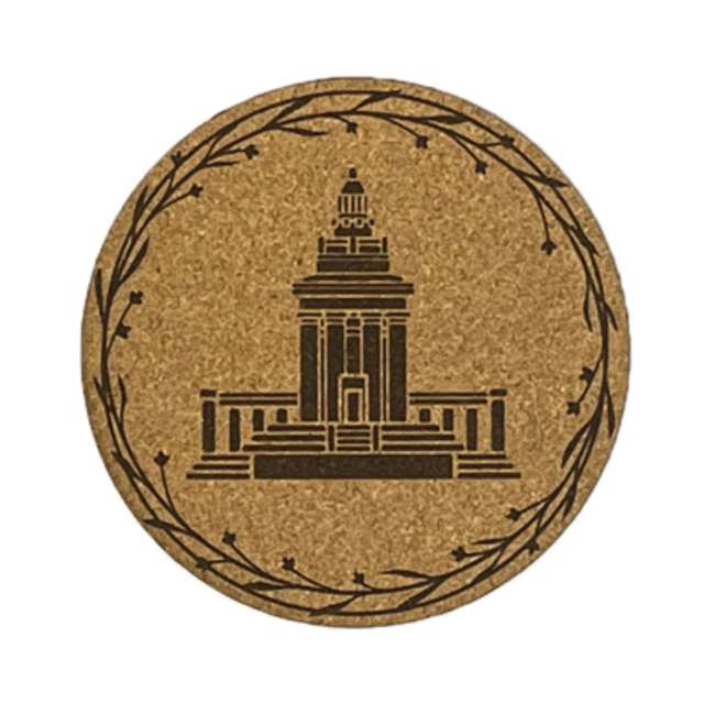 Untersetzer - Denkmal oder Zirkel