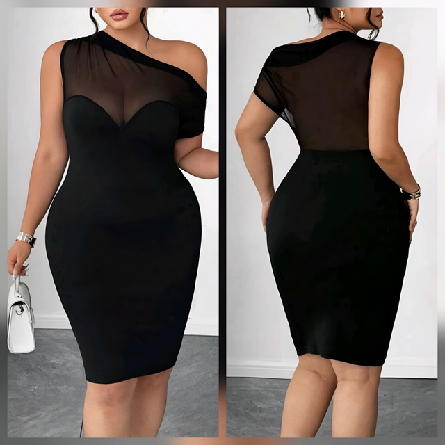 Robe Curvy « Éclipse Chic »