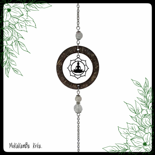 Attrape-soleil Bouddha et noix de coco