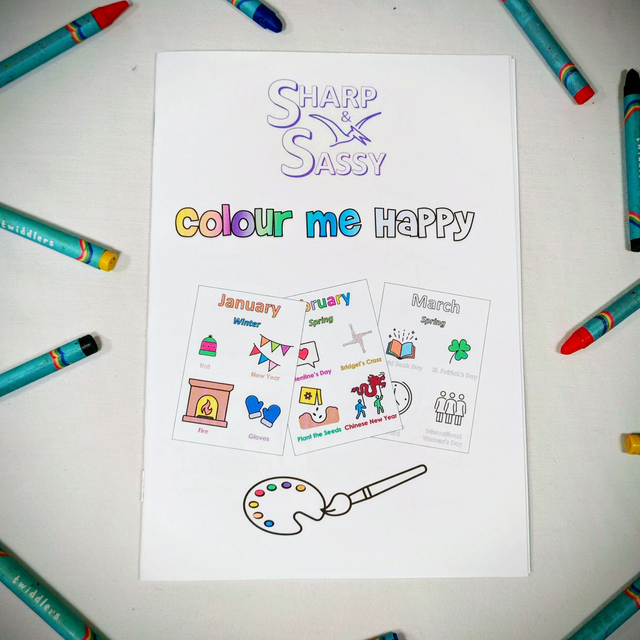 *Months of the Year* Colour Me Happy