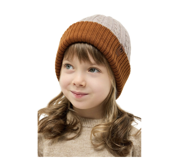 Alpaka Kindermütze ELISUAVE – Wende-Beanie | APU KUNTUR