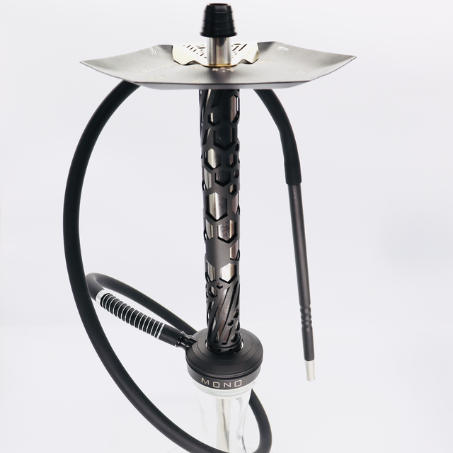 Hive Hookah Shisha Pipe 🪩– Black & Silver Edition