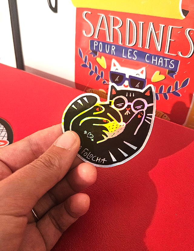 Sticker CatRock