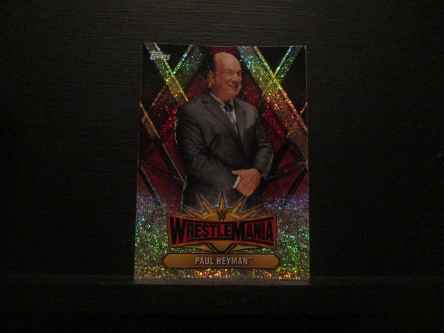 Paul Heyman - Champions Wrestlemania Original Trading Card #WM-1