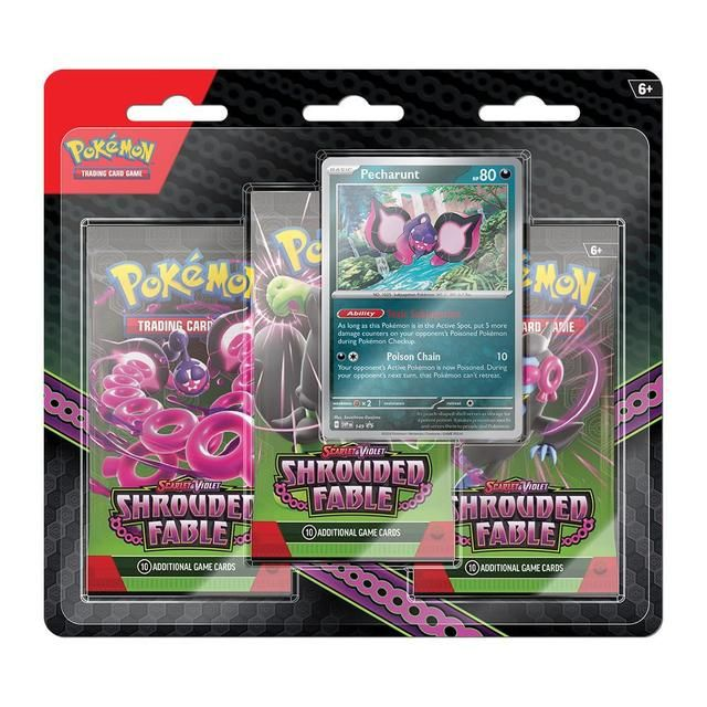Pokemon TCG: Scarlet & Violet Shrouded Fable 3 Pack Blister