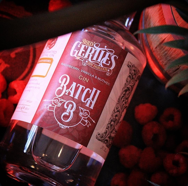 Dirty Gertie’s Batch B small-batch Raspberry, Vanilla &amp; Nutmeg Gin | Limited Edition Dorset Craft Gin *PRE-ORDER NOW!!