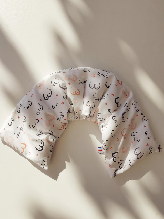 Bouillotte cervicale boobs blanc 