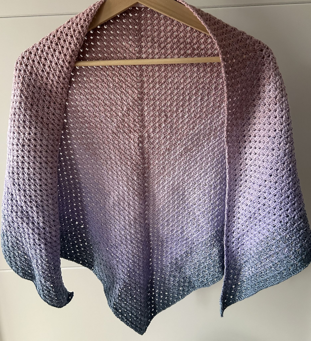 Dreieckstuch Rosa-Lila-Blau