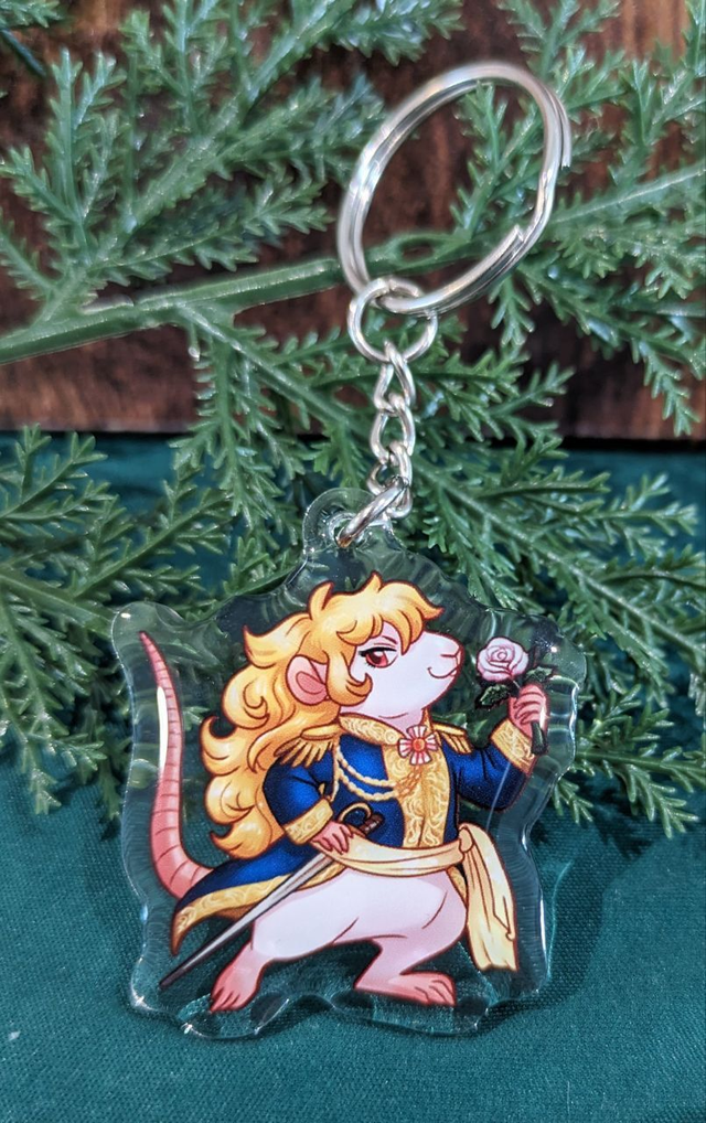 Oscar rat keychain