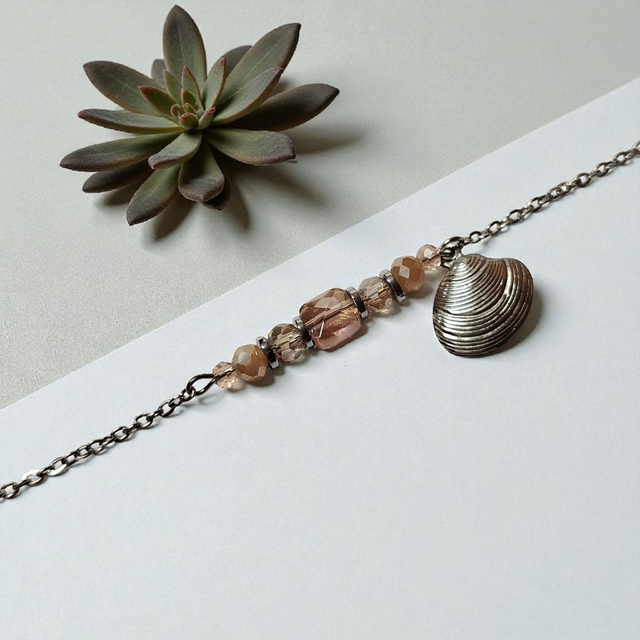 Bracelet acier inoxydable pêche et argenté