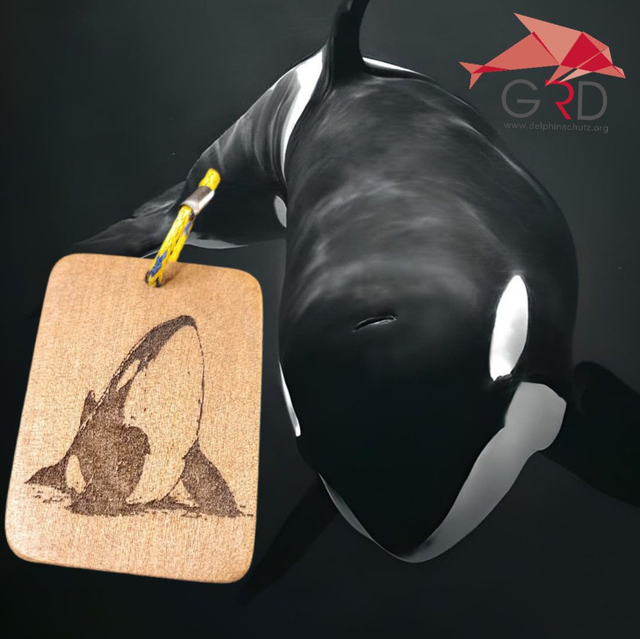 Schlüsselanhänger-Orca