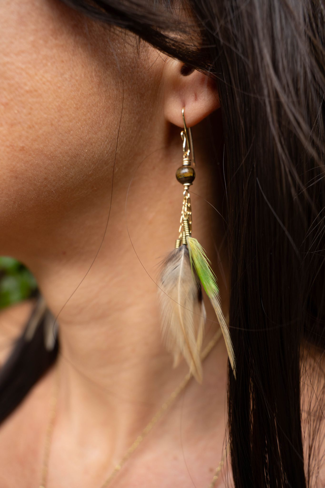 Boucles d'oreilles TIGRESSE