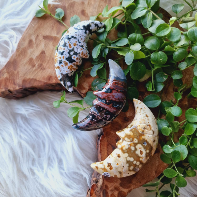 Ocean Jasper Moon Faces 