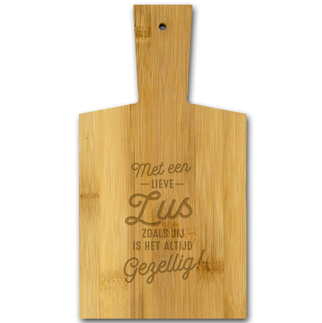 Borrelplank: Met een lieve zus 