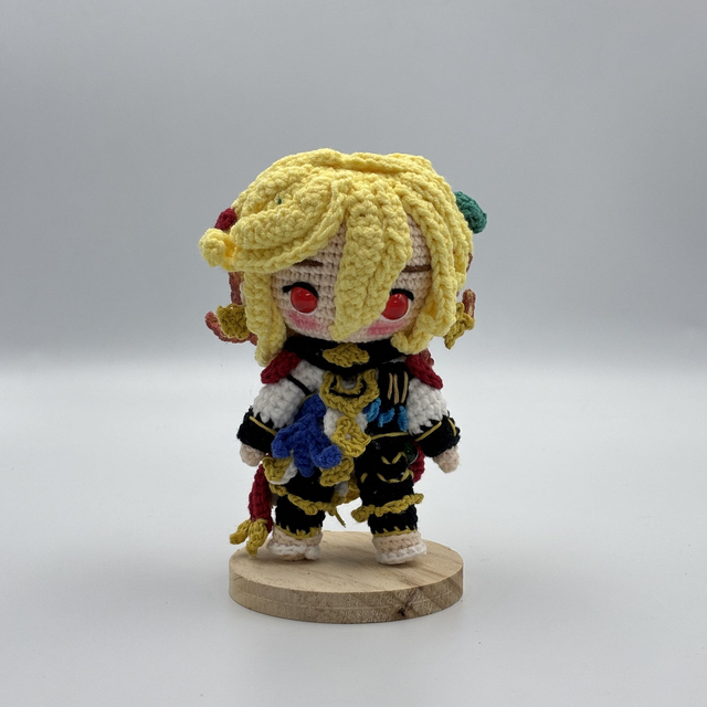 Poupée chibi Heroic Fantasy jaune – Haute finition