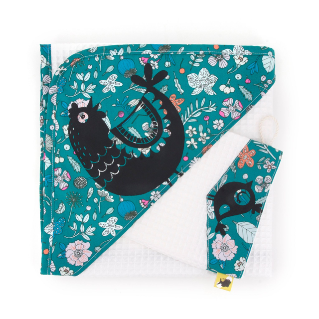 Cape de bain et Gant HYGGE