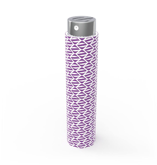 👜 Étui à parfum de poche (Monogram – Violet et blanc)